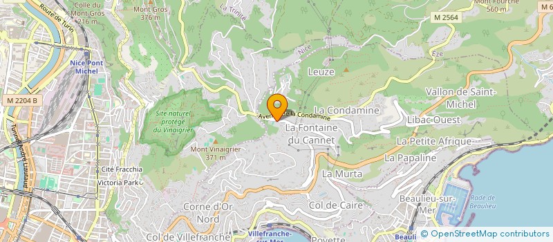 localisation de l'entreprise SCI PALDACCI à VILLEFRANCHE-SUR-MER