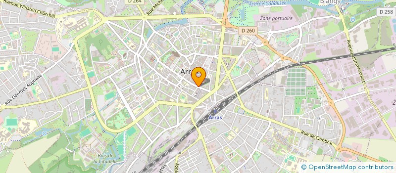 localisation de l'entreprise SCI PALE à ARRAS