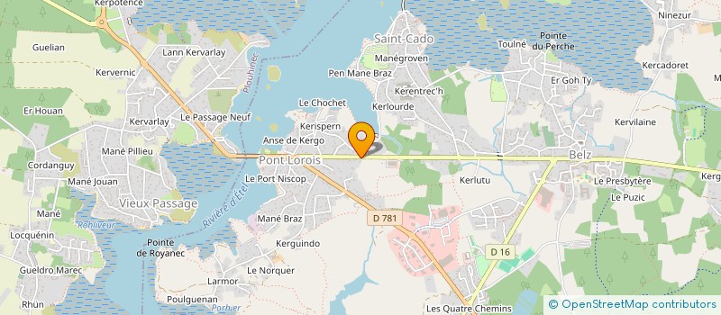 localisation de l'entreprise SCI PALE  BELZ