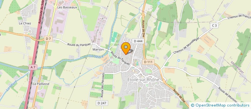 localisation de l'entreprise SCI PALEE  MONTOISON