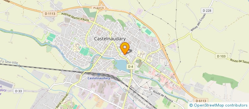 localisation de l'entreprise SCI PALEHA 2  CASTELNAUDARY