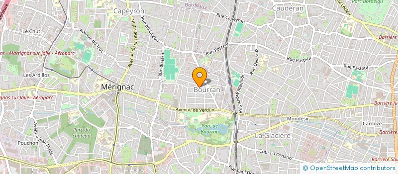 localisation de l'entreprise SCI PALENOZO  MERIGNAC