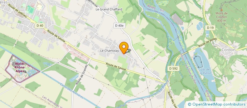 localisation de l'entreprise SCI PALEO  LES AVENIERES VEYRINS-THUELLIN