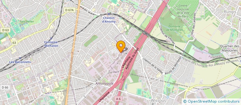 localisation de l'entreprise SCI PALEPA à ANTONY