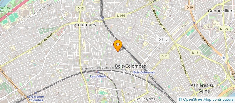 localisation de l'entreprise SCI PALERME à BOIS-COLOMBES