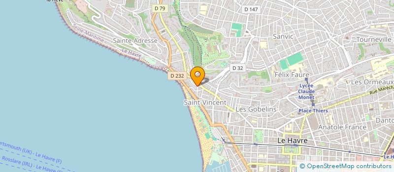 localisation de l'entreprise SCI PALIAN à LE HAVRE