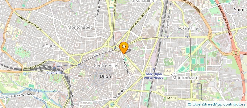 localisation de l'entreprise SCI PALIE à DIJON