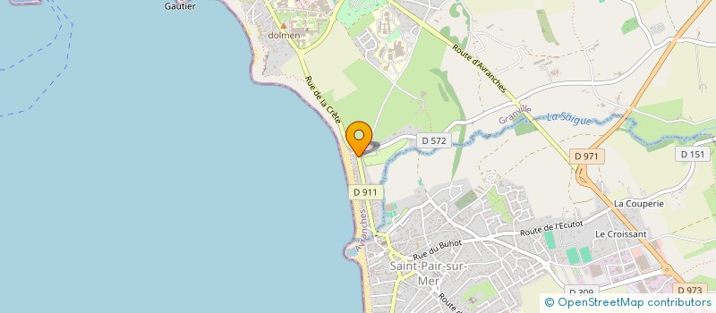 localisation de l'entreprise SCI PALIKE à GRANVILLE