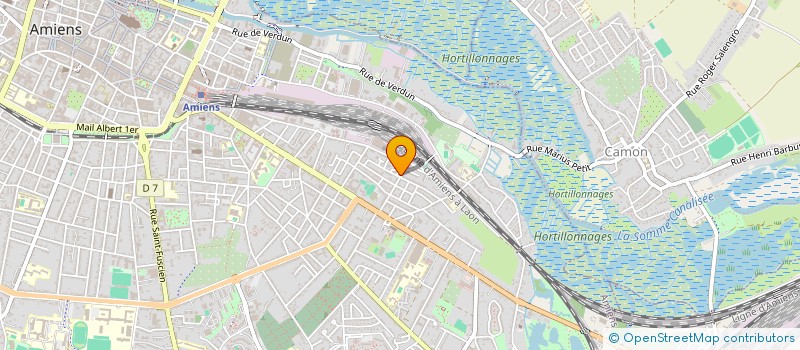 localisation de l'entreprise SCI PALIMPSESTE à AMIENS