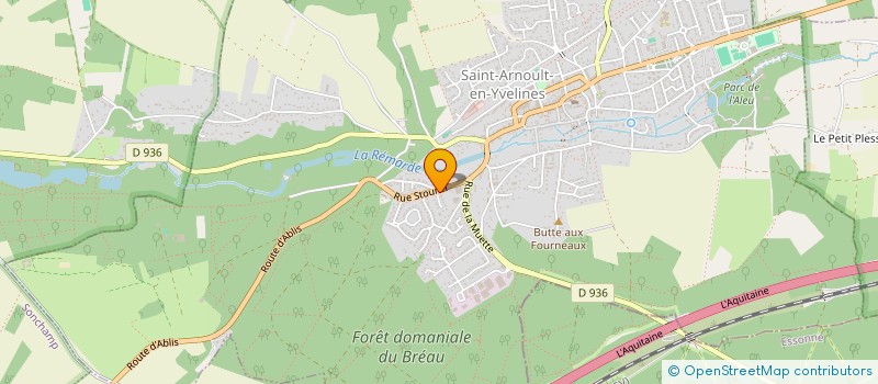 localisation de l'entreprise SCI PALINVEST  SAINT-ARNOULT-EN-YVELINES