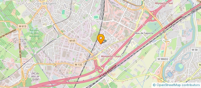 localisation de l'entreprise SCI PALIRI  MONTPELLIER