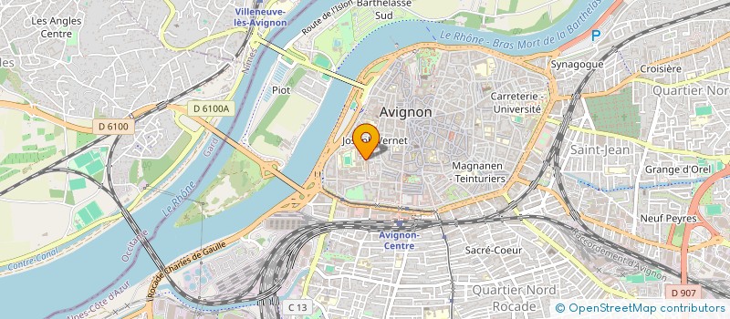 localisation de l'entreprise SCI PALISE 2  AVIGNON