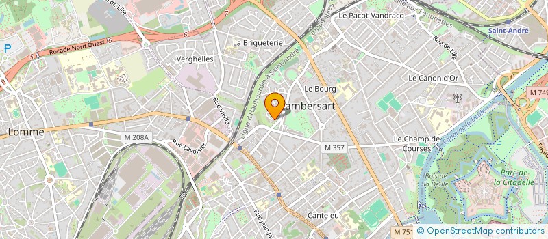 localisation de l'entreprise SCI PALISSANDRE à LAMBERSART