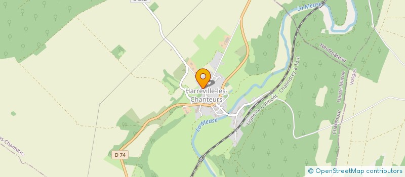 localisation de l'entreprise SCI PALISSANDRE à HARREVILLE-LES-CHANTEURS