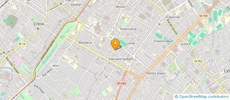 localisation de l'entreprise SCI PALISSY  ROUBAIX