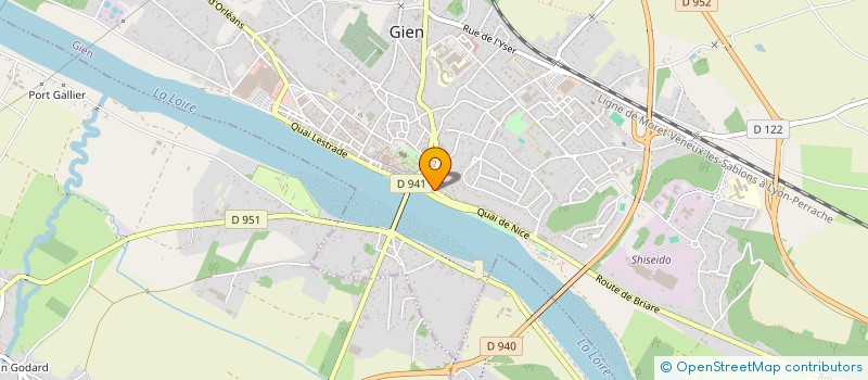 localisation de l'entreprise SCI PALISSY à GIEN