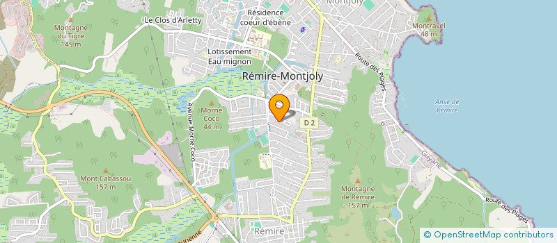 localisation de l'entreprise SCI PALIVE  REMIRE-MONTJOLY