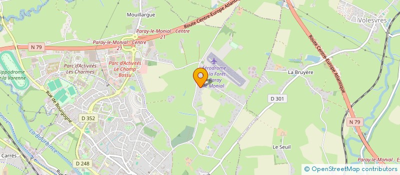 localisation de l'entreprise SCI PALL  PARAY-LE-MONIAL