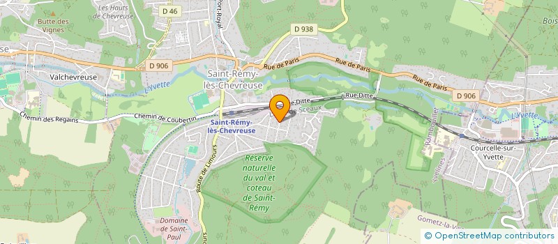 localisation de l'entreprise SCI PALL  SAINT-REMY-LES-CHEVREUSE