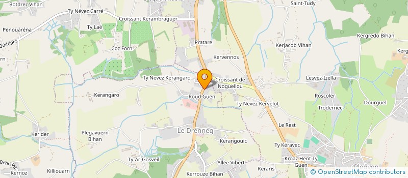 localisation de l'entreprise SCI PALLADIO à BENODET