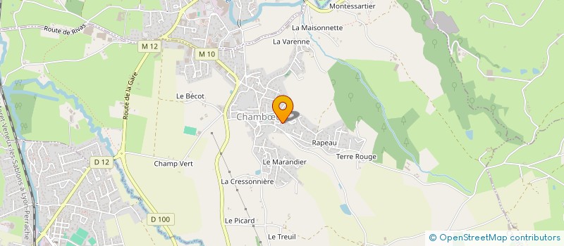 localisation de l'entreprise SCI PALLANDRE  CHAMBUF