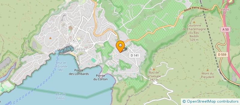 localisation de l'entreprise SCI PALLAS ATHENA  CASSIS