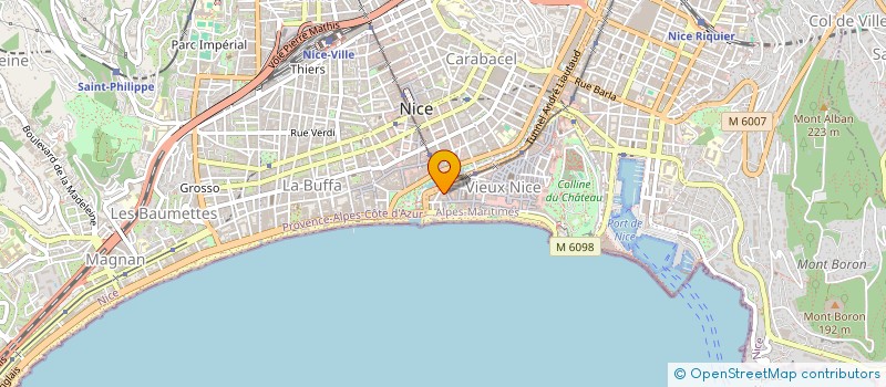 localisation de l'entreprise SCI PALLAS PATRIMOINE à NICE