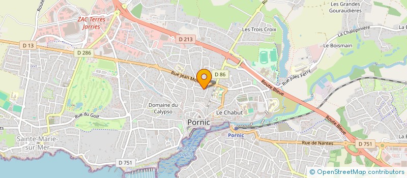 localisation de l'entreprise SCI PALLET ATLANTIQUE  PORNIC