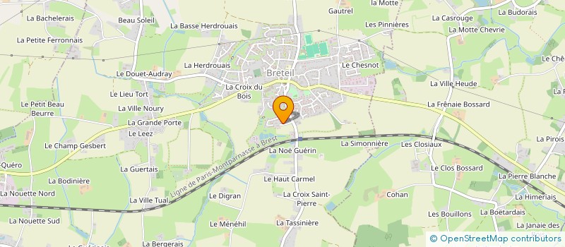 localisation de l'entreprise SCI PALLIER-GANCHE  BRETEIL