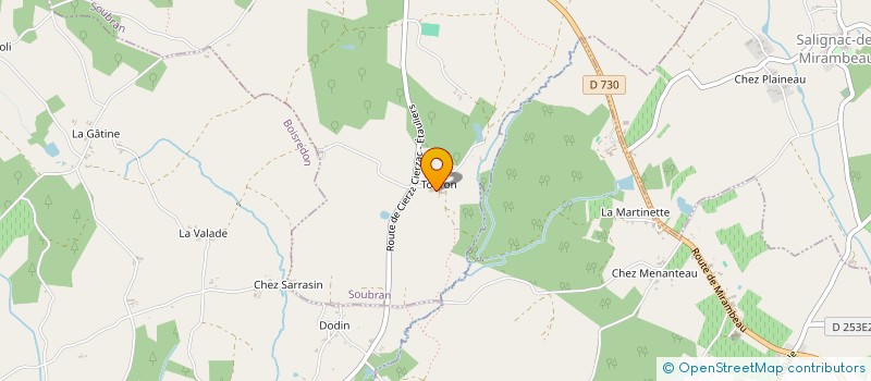 localisation de l'entreprise SCI PALLIETER  SOUBRAN