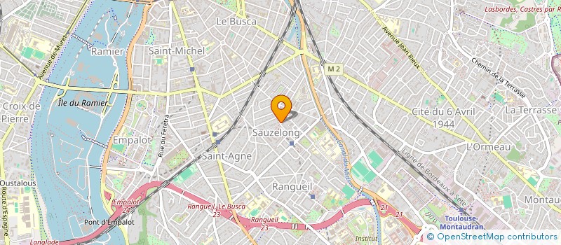 localisation de l'entreprise SCI PALLU à TOULOUSE