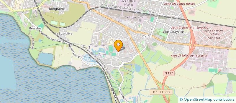 localisation de l'entreprise SCI PALLUAULT  AYTRE