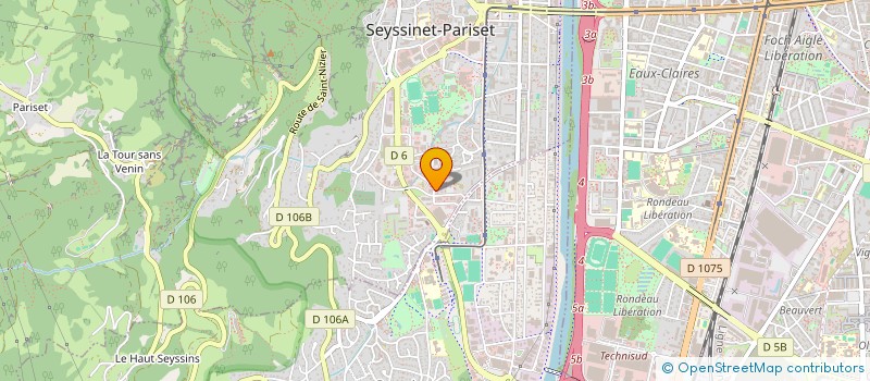 localisation de l'entreprise SCI PALLUOTOLO  SEYSSINET-PARISET
