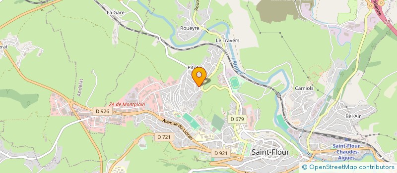 localisation de l'entreprise SCI PALM à SAINT-FLOUR