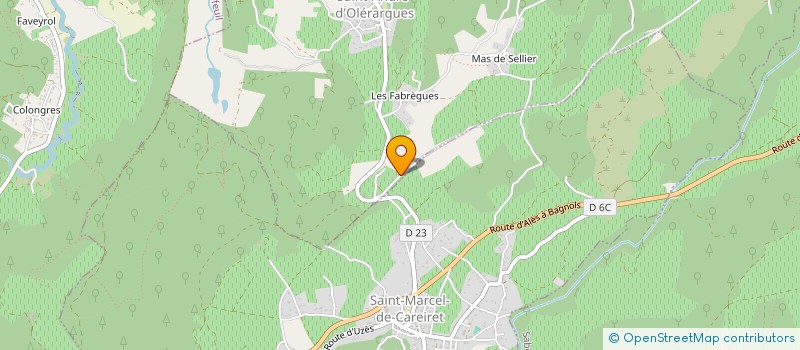 localisation de l'entreprise SCI PALM à SAINT-ANDRE-D'OLERARGUES