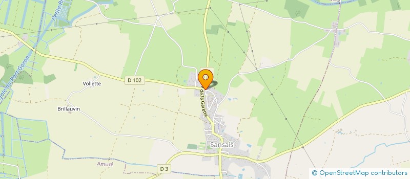 localisation de l'entreprise SCI PALM'AURIS  SANSAIS