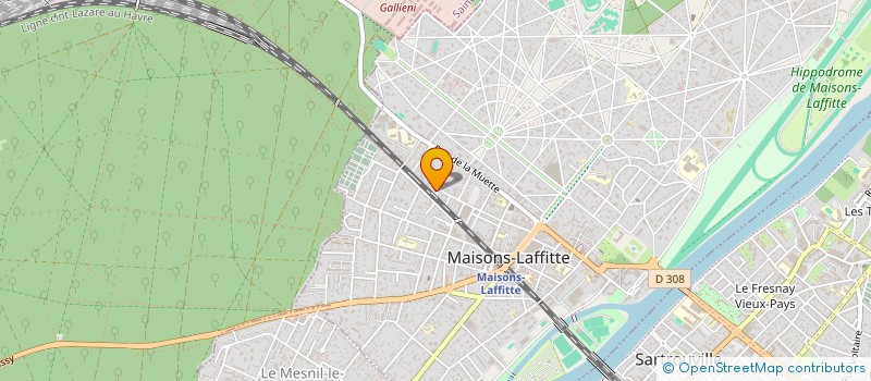 localisation de l'entreprise SCI PALM GATE PLACE  MAISONS-LAFFITTE