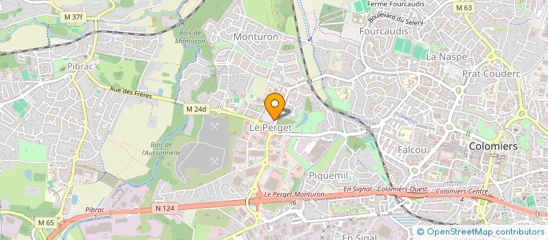 localisation de l'entreprise SCI PALM'INVEST à COLOMIERS
