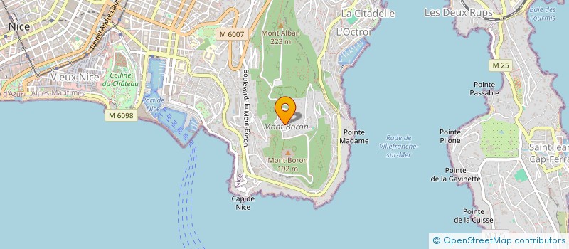 localisation de l'entreprise SCI PALM ROSE  NICE