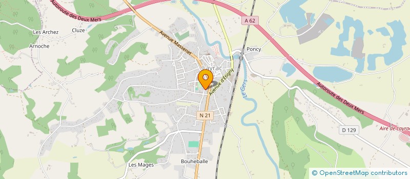 localisation de l'entreprise SCI PALMA  LAYRAC