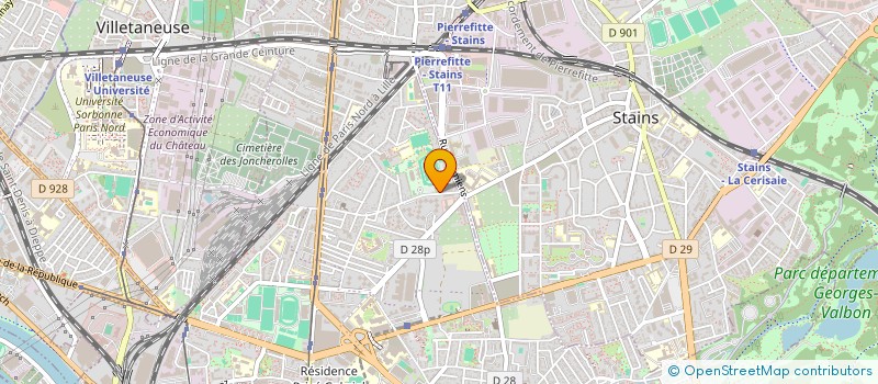 localisation de l'entreprise SCI PALMA à PIERREFITTE-SUR-SEINE