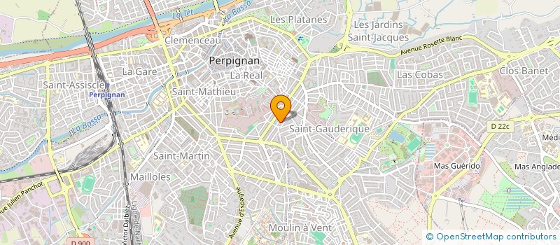 localisation de l'entreprise SCI PALMA à PERPIGNAN
