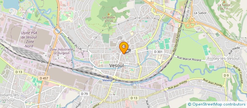 localisation de l'entreprise SCI PALMA à VESOUL
