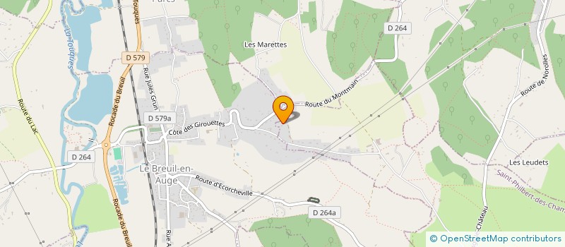 localisation de l'entreprise SCI PALMA  LE BREUIL-EN-AUGE