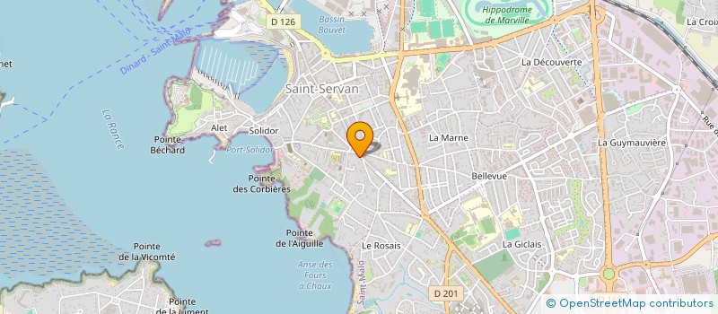 localisation de l'entreprise SCI PALMARIVA  SAINT-MALO