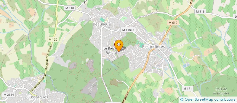 localisation de l'entreprise SCI PALMAS à BEAULIEU