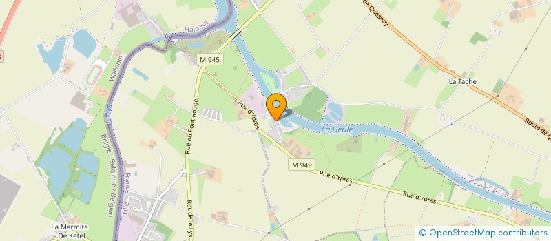 localisation de l'entreprise SCI PALMATUM  DEULEMONT