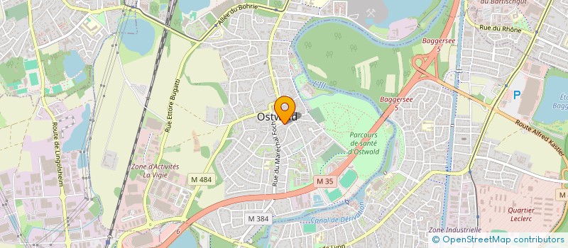 localisation de l'entreprise SCI PALME 1  OSTWALD