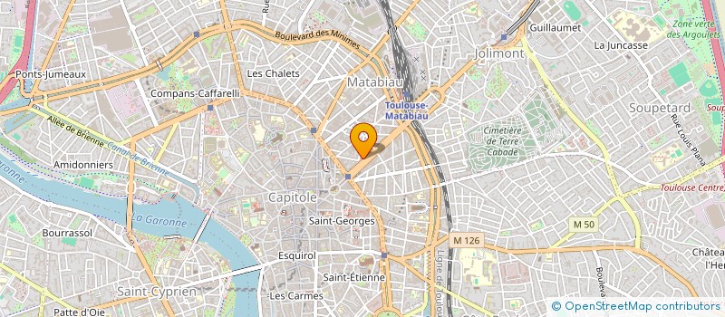 localisation de l'entreprise SCI PALME à TOULOUSE