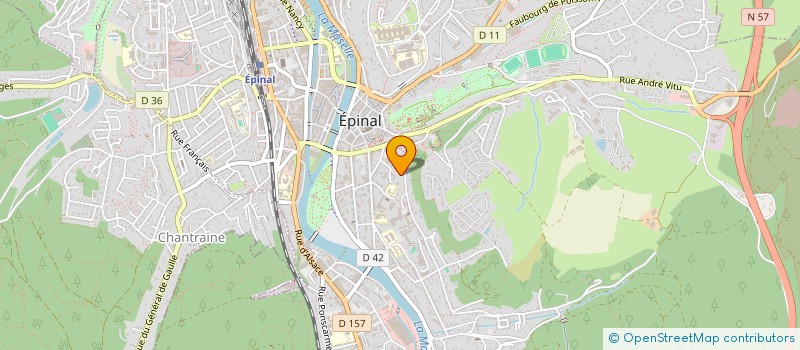 localisation de l'entreprise SCI PALMER à EPINAL